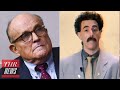 Borat Releases Message of Support for Rudy Giuliani | THR News