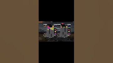 almost 200apm for 24s vs a top 100 [TETR.IO] #shorts