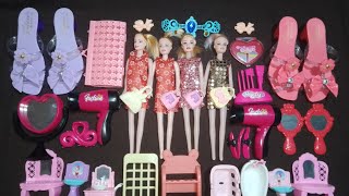 702 Minutes Asmrsatisfying Unboxing Barbiedoll With Cosmetics And Fashion Accessories