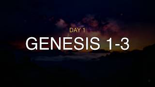 Bible reading Day 001 Genesis 1 3