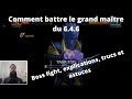 Comment battre le grand matre du 646 boss fight explications trucs et astuces