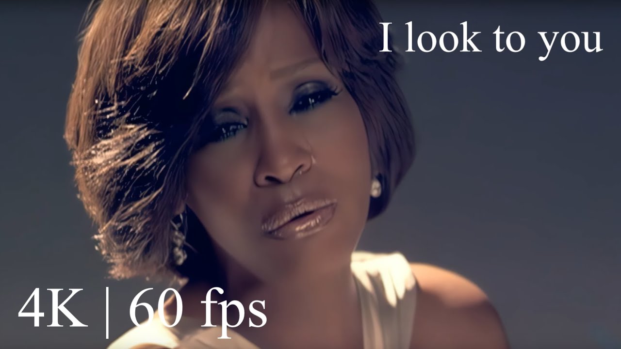 Whitney Houston - I look to you ( Official Video 4K | 60 fps