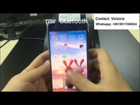 Free P.O.S Loyverse 58mm Bluetooth Printer Connect With Cash Drawer