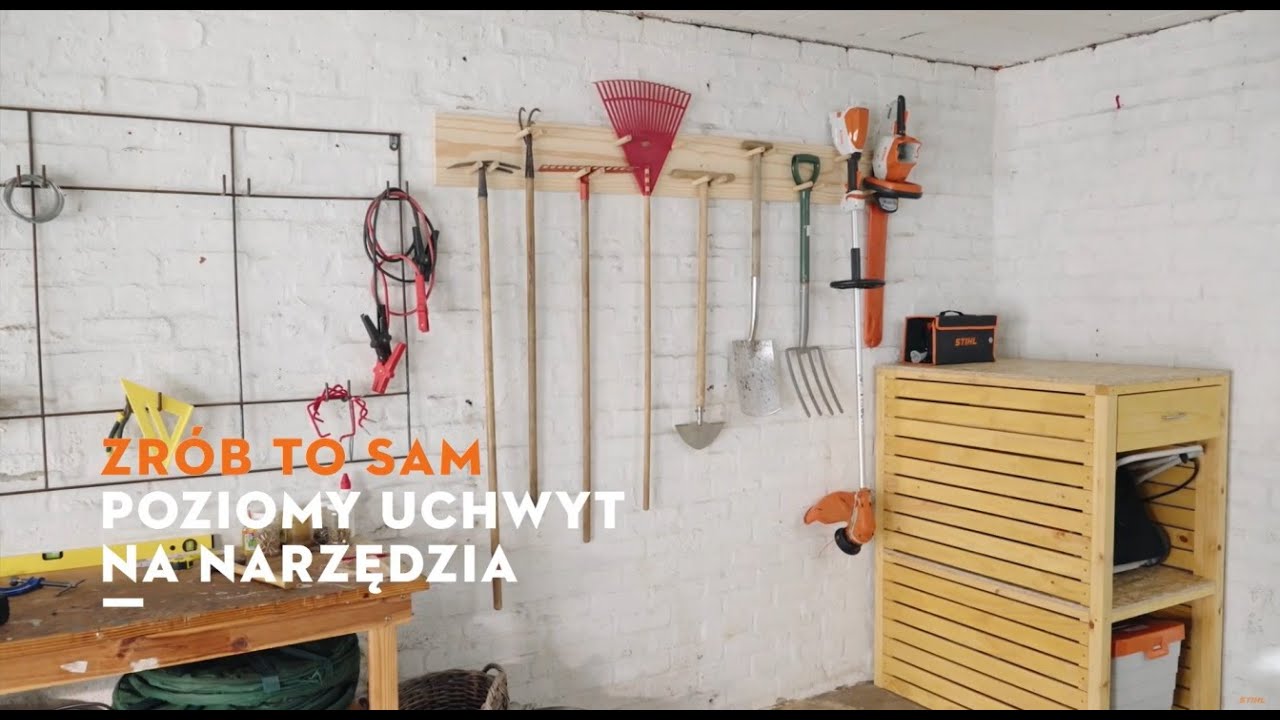 ZRÓB TO SAM:🪚Jak zrobić wieszak na narzędzia ogrodowe🔨
