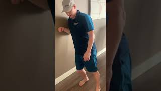 Wall Lean Isometric Shoulder Raise