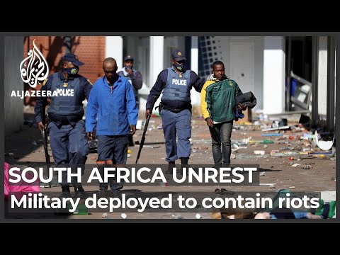 South Africa deploys army in two provinces to quell protests