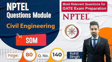 SOM Mechanical NPTEL Qs series | SOM NPTEL Assignment Question for GATE Exam preparation