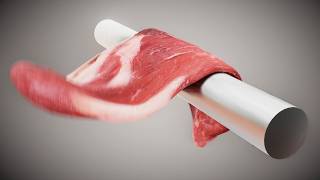🥩 Blender 3D Physics - Oddly Satisfying Soft Body STEAK screenshot 4
