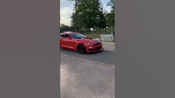 Listen to the Insane Crackles and Pops of My Camaro SS Exhaust System! #Shorts #camaross #camaro