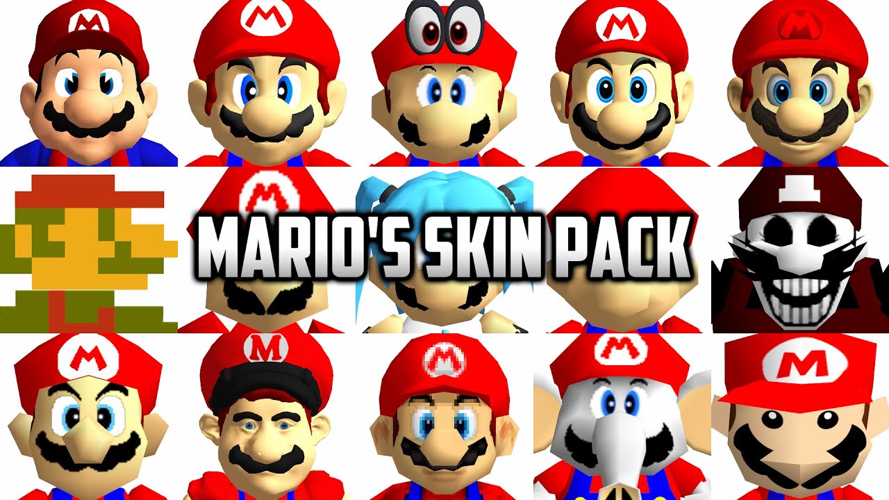 ⭐ Super Mario 64 PC Port - Mario's Skin Pack