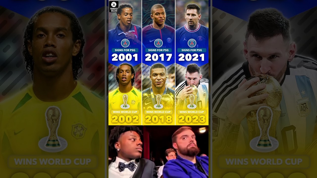 PSG Trio 🌟 Each Signed, Each Won the World Cup 🏆