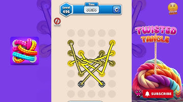 Twisted Tangle - Level 496 - Gameplay walkthrough