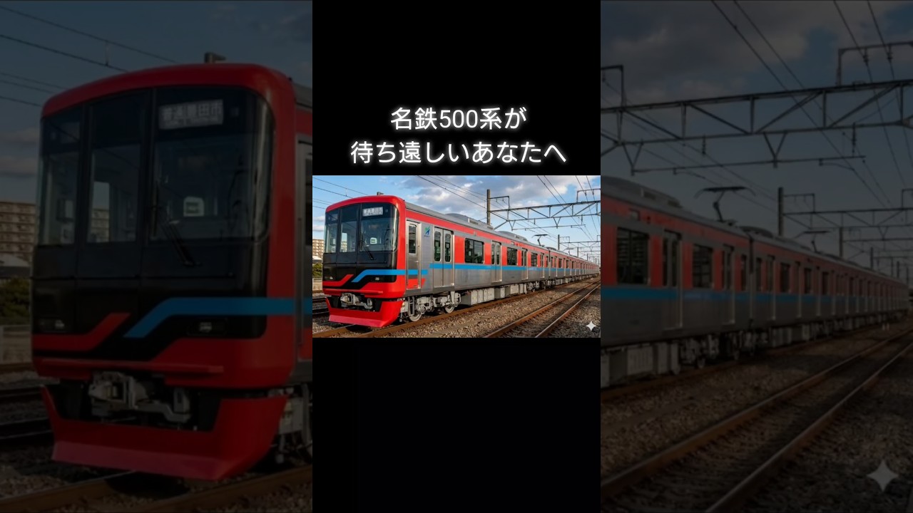 一足早く名鉄500系を走らせてみた