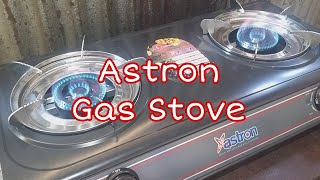 Astron Gas Stove GS-223T unboxing and how to install LPG hose and regulator