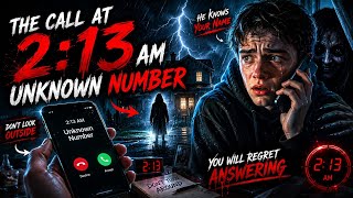 The Call at 2:13 AM ☎️ | Unknown Number Horror Story