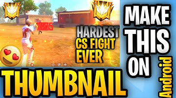 Make Thumbnail like (@Happy Prince gaming) on Android