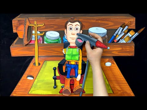 Stopmotion Toy Story Fixing Woody / 토이스토리 우디 수리 스톱모션/asmr