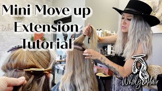 Handtied Extension Mini Moveup Tutorial // Wholy Hair