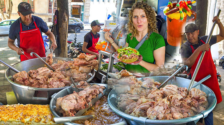 MEXICAN Street Food in Mexico City! INSANE TACOS DE CARNITAS & MICHELADA + CDMX STREET FOOD TOUR