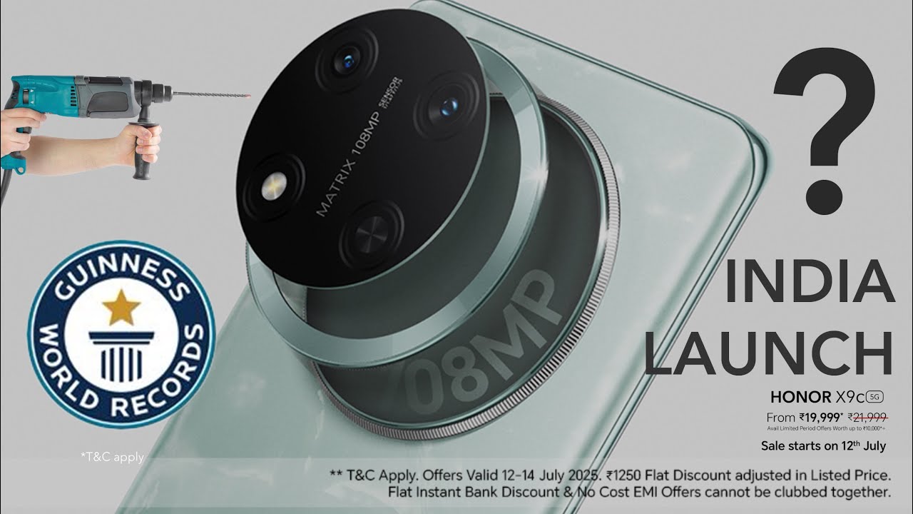 Scratch Tested? HONOR X9c 5G  AI Smartphone 