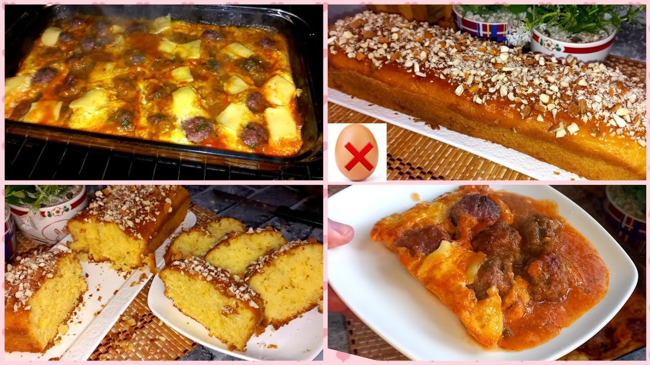 هانا يالالا هنيتك من التخمام فالكوطي والعشاء👌كيكة بدون بيض تذوب فالفم بزاف هشيشة😋وجبة عشاء بنيينة😍💪