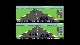 [C64] Pitstop II -- Gameplay