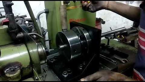 Submersible pump  ss shaft centering and facing Mandrel