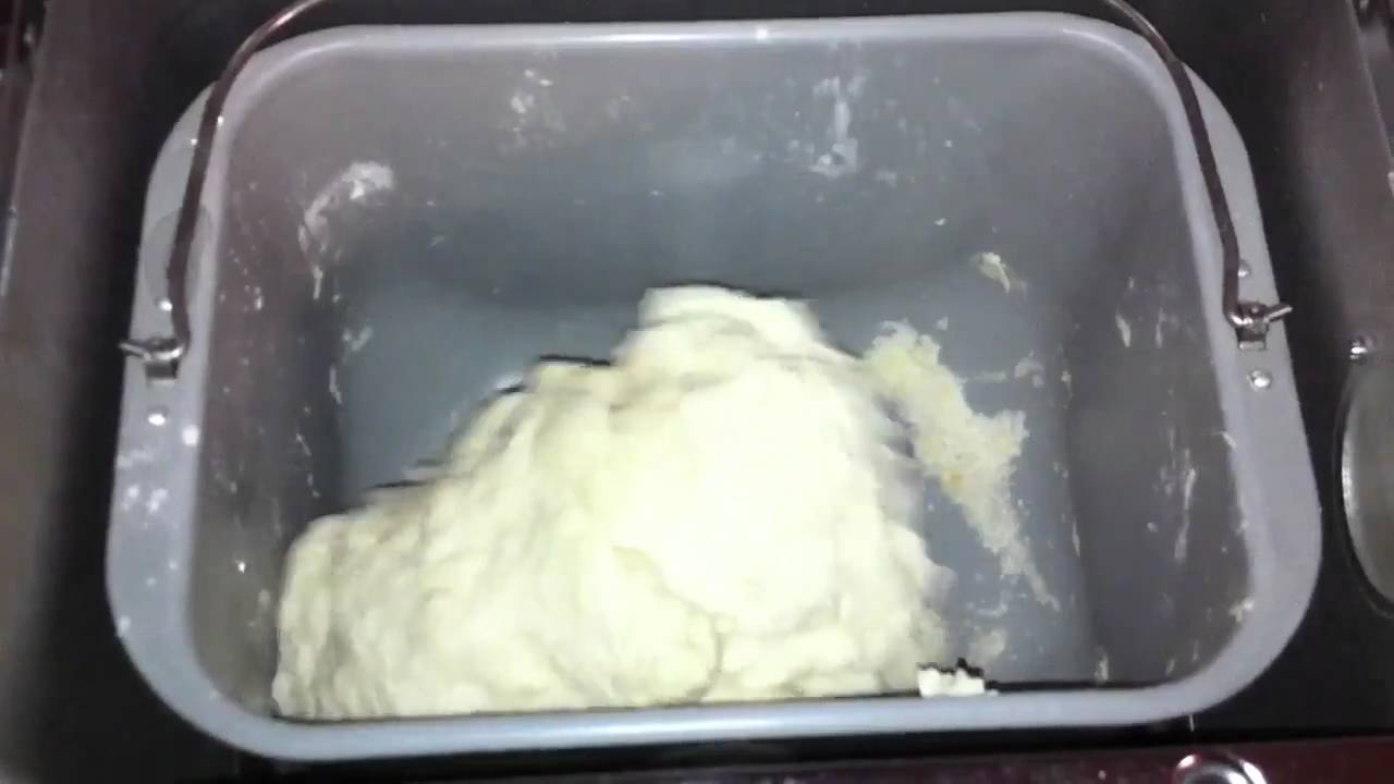 Bread machine dough mix YouTube