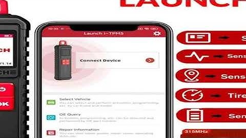REVIEW Launch i-TPMS Handheld TPMS Service Tool Can be Binded with X-431 Scanner and the i-TPMS APP