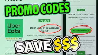 How to get a Uber Eats Promo Code for $100 | Uber Eats Coupon that WORKS! *2023 Tutorial*