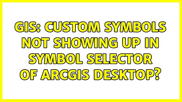 GIS: Custom symbols not showing up in Symbol Selector of ArcGIS Desktop?