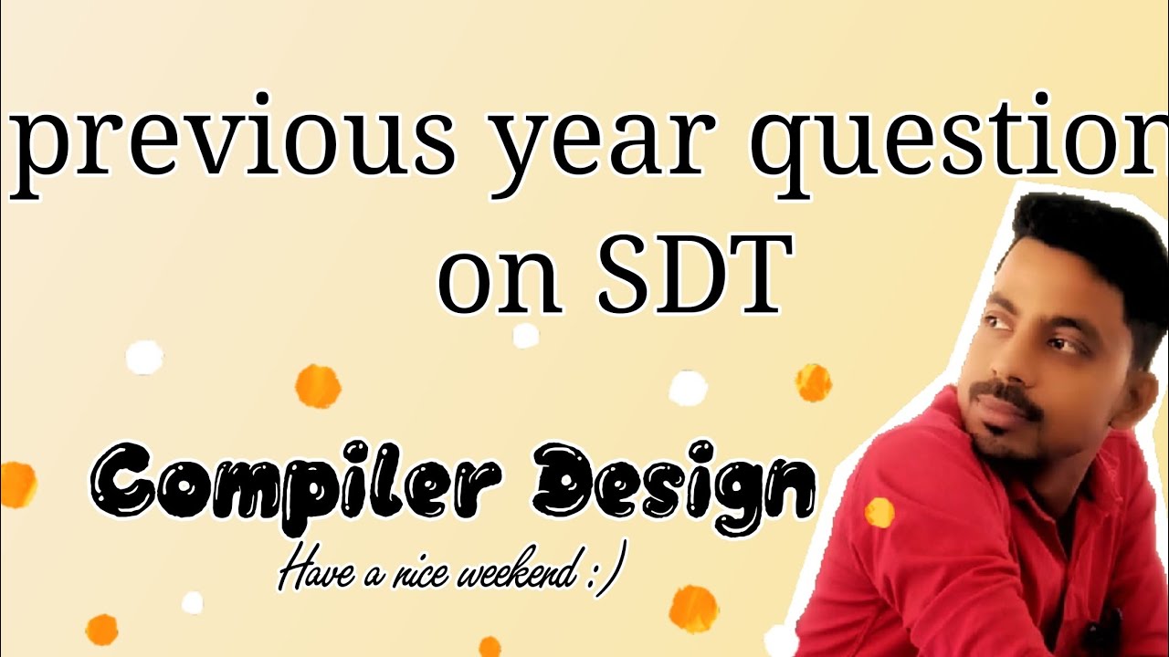 Gate practice question on SDT - YouTube