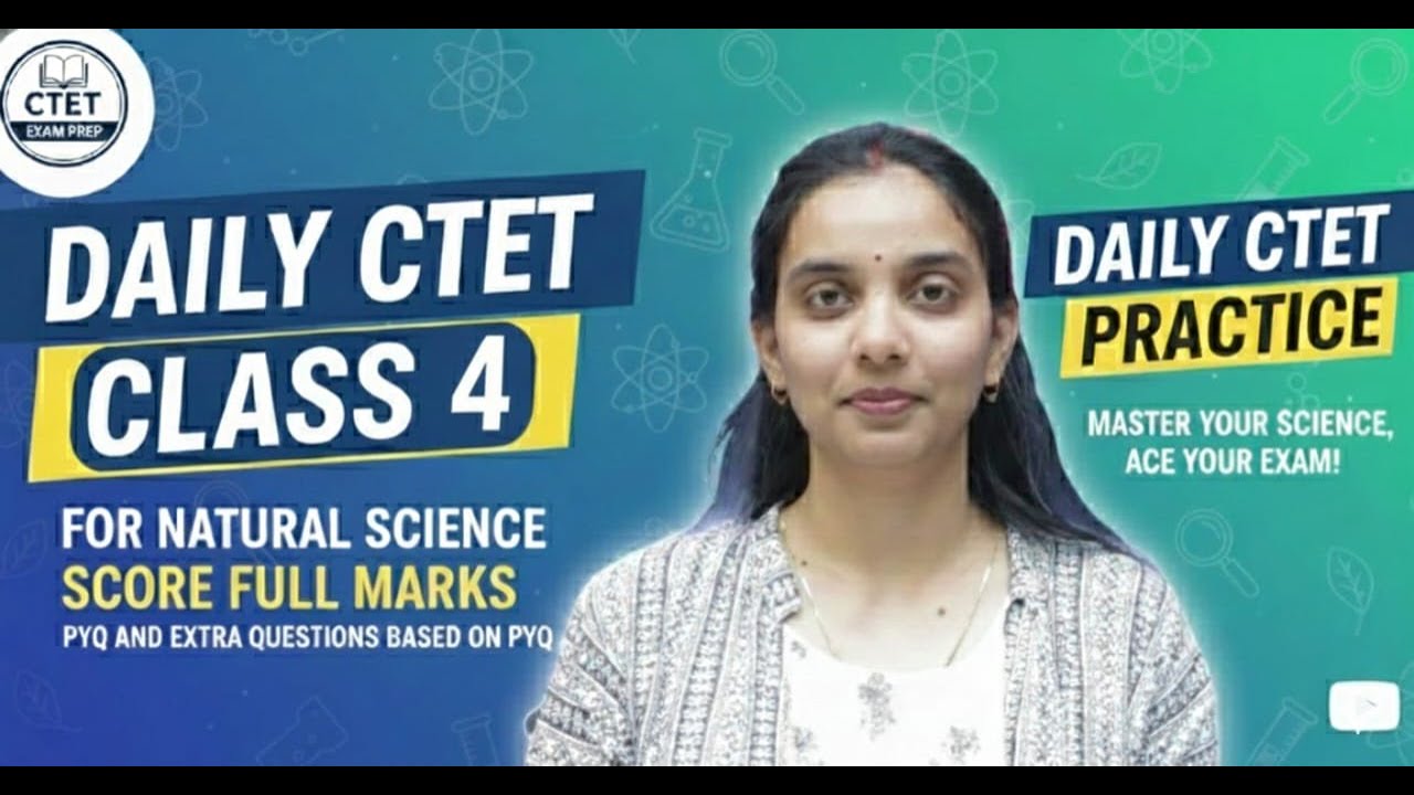 🔴CTET Science PYQs Daily Practice Class-4 || Surbhi Ma'am