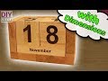 How to Make a Wooden Infinity Calendar -  unendlicher Kalender