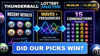 Thunderball Results Sep 9, 2026 — Winning Numbers + Forecast for Sep 11, 2026