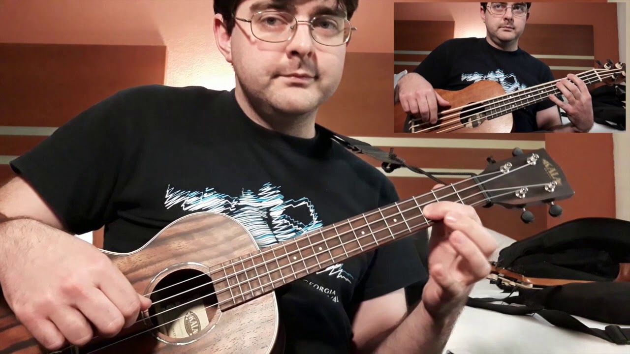 LOVE Ukulele (and UBass) Duet Play Along with Tabs YouTube