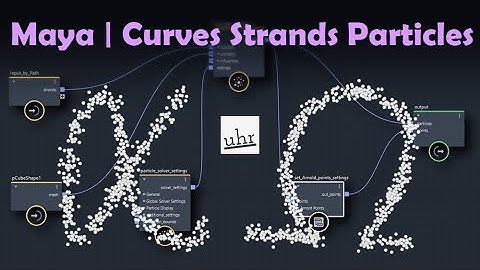 Maya: Curves → Strands → Particles {Bifrost Graph]