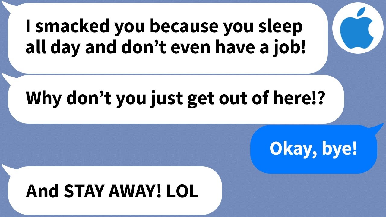 【Apple】MIL hit me for taking a nap, so I left the house and left my poor husband behind...