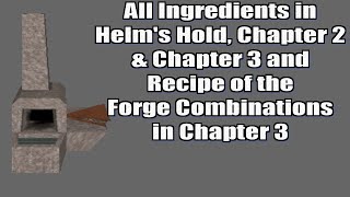 Neverwinter Nights Enhanced Edition Chapter 3 Recipe of the Forge Guide