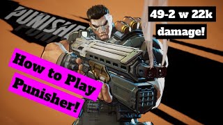 How to Play Punisher in Marvel Rivals! 49-2 w 21k damage! (Marvel Rivals Closed Alpha Test Gameplay)