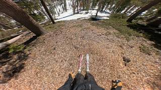 POV: Skiing dirt and slushy park laps at Northstar