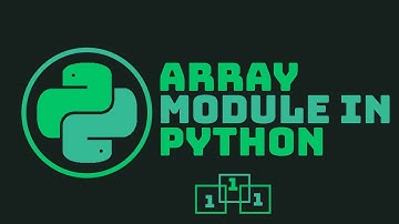 Array module | Python