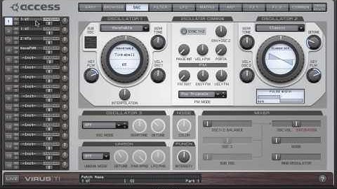 Virus TI - Syntheses - 02 - Wavetable Oscillators