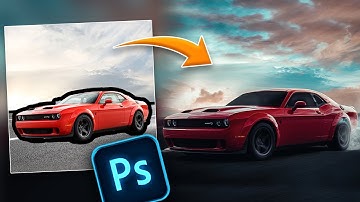 "Transforming  Car" Car Photo Manipulation Speed Art | Photoshop Tutorial