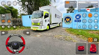Isuzu Giga Box Truck Delivers Free Food | Bus Simulator Indonesia Mod screenshot 1