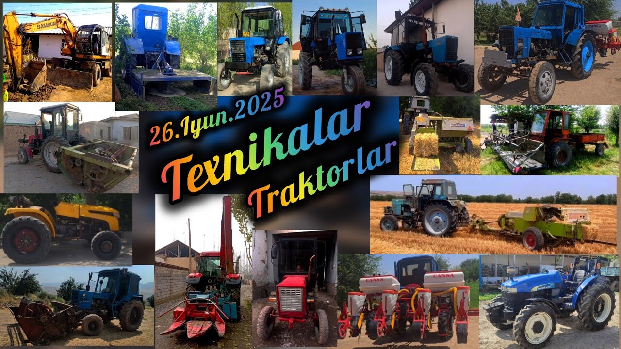Traktor 26.Iyin.2025 Mtz T28 Chimgan-404 New Holland-Tt40 Seyelka Kasilka T16 Ltz60 Jatka Ekskavatir