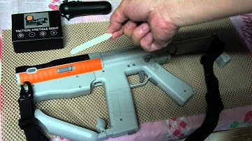 PS3 Playstation Move Sharpshooter - 3 point tactical Sling & red dot sight mod