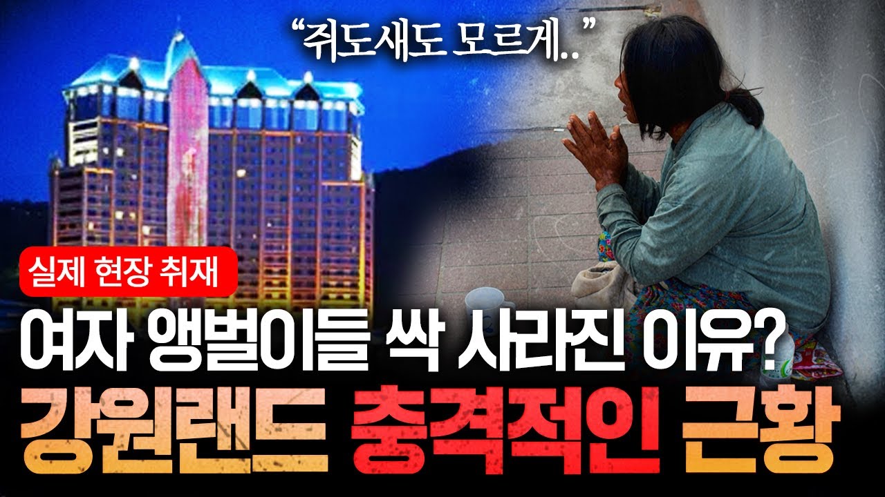 (+실제 현지 인터뷰 포함) 강원랜드 15년차 직원이 말하는 강원랜드 심각한 상황 | 사라진 앵벌이들과 절규하는 주민들