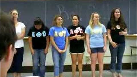 APO roll call - Chi Gamma (Sectionals 