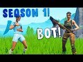 so i went back to SEASON 1 fortnite! (craziest games ever)